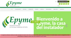Desktop Screenshot of epyme.es